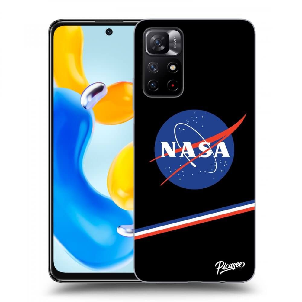 Xiaomi Redmi Note 11S 5G Hülle - Schwarzes Silikon - NASA Original