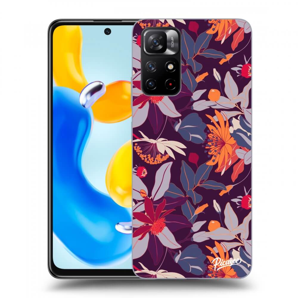 ULTIMATE CASE Für Xiaomi Redmi Note 11S 5G - Purple Leaf