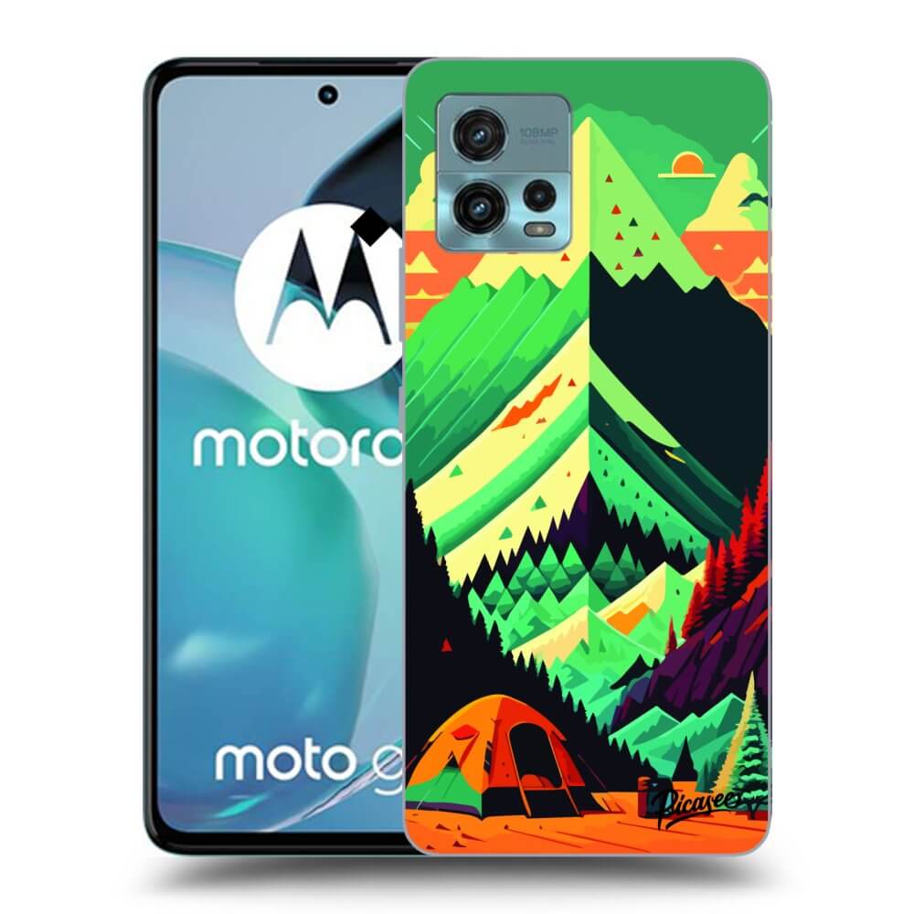Motorola Moto G72 Hülle - Schwarzes Silikon - Whistler