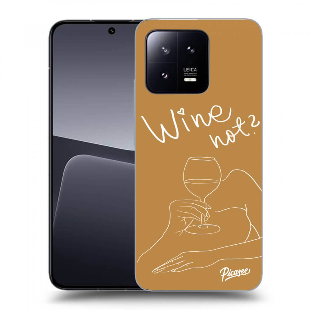 Xiaomi 13 Hülle - Transparentes Silikon - Wine Not