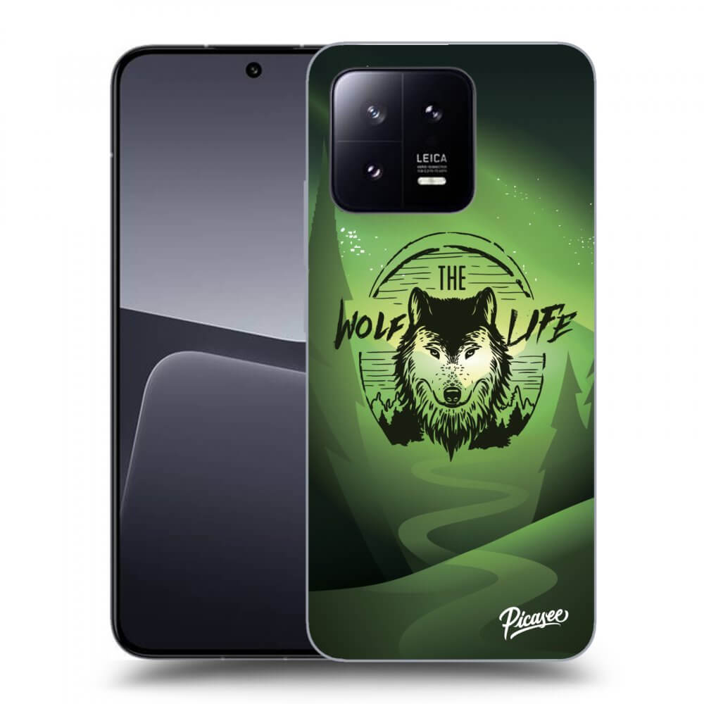 Xiaomi 13 Pro Hülle - Schwarzes Silikon - Das Leben Eines Wolfes