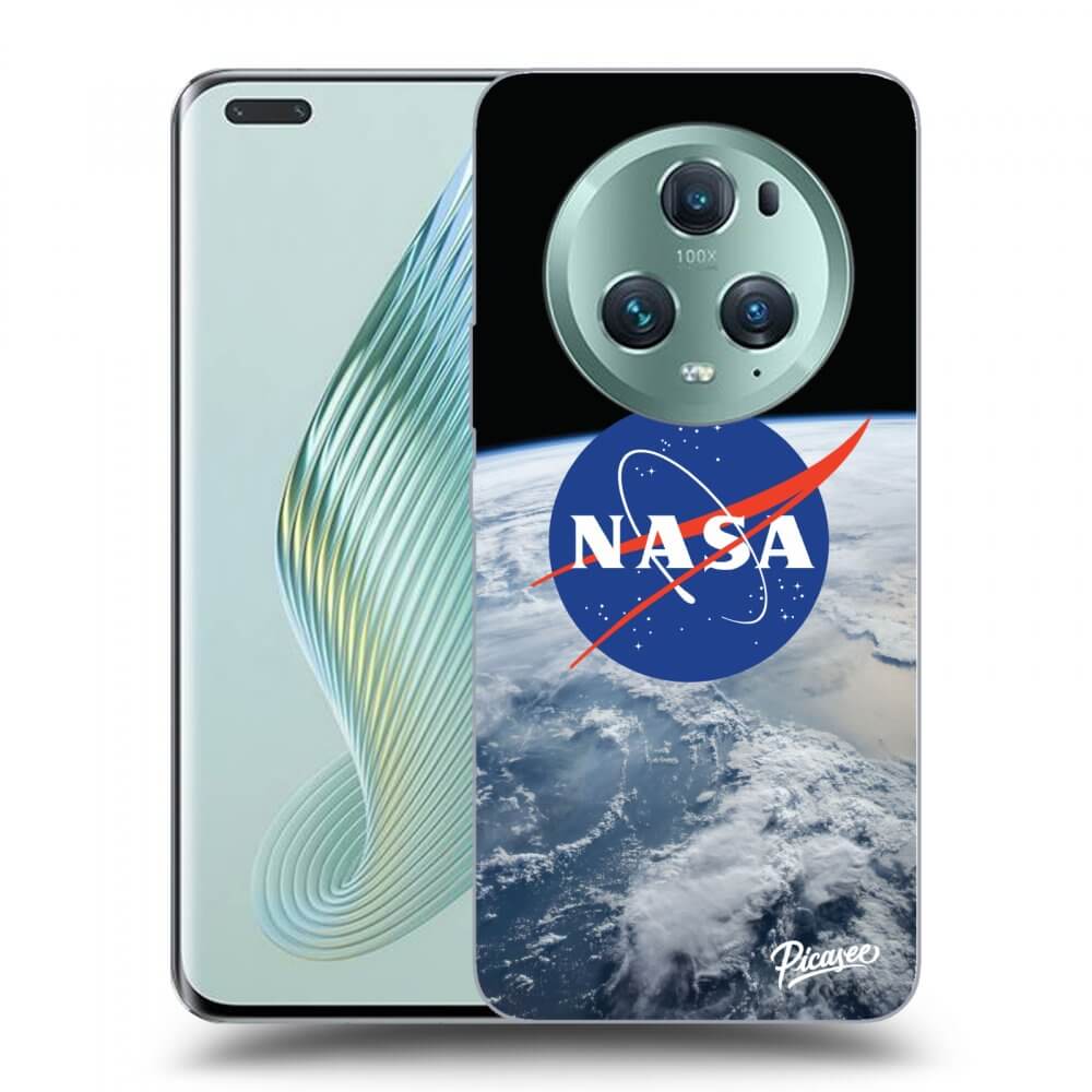 Honor Magic5 Pro Hülle - Transparentes Silikon - Nasa Earth