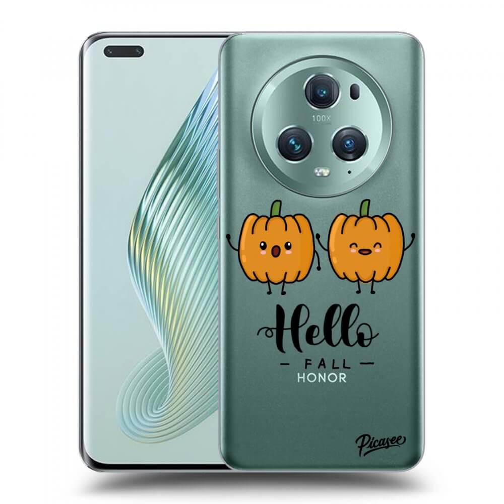 Honor Magic5 Pro Hülle - Transparentes Silikon - Hallo Fall