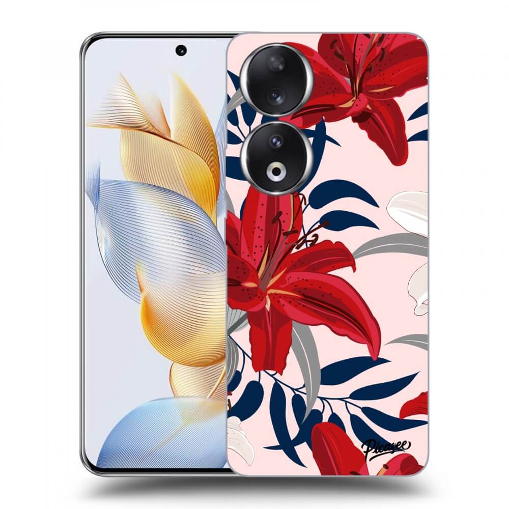 ULTIMATE CASE Für Honor 90 5G - Red Lily