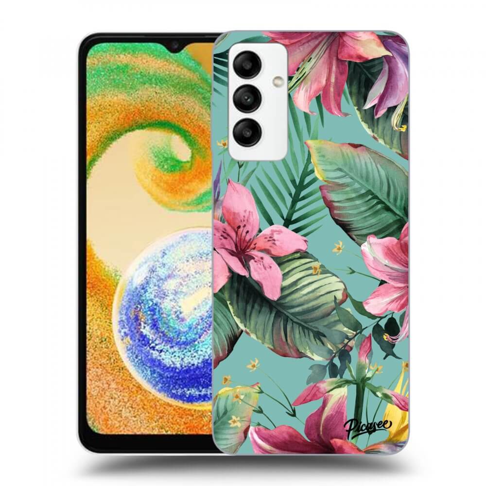 Samsung Galaxy A04s A047F Hülle - Schwarzes Silikon - Hawaii