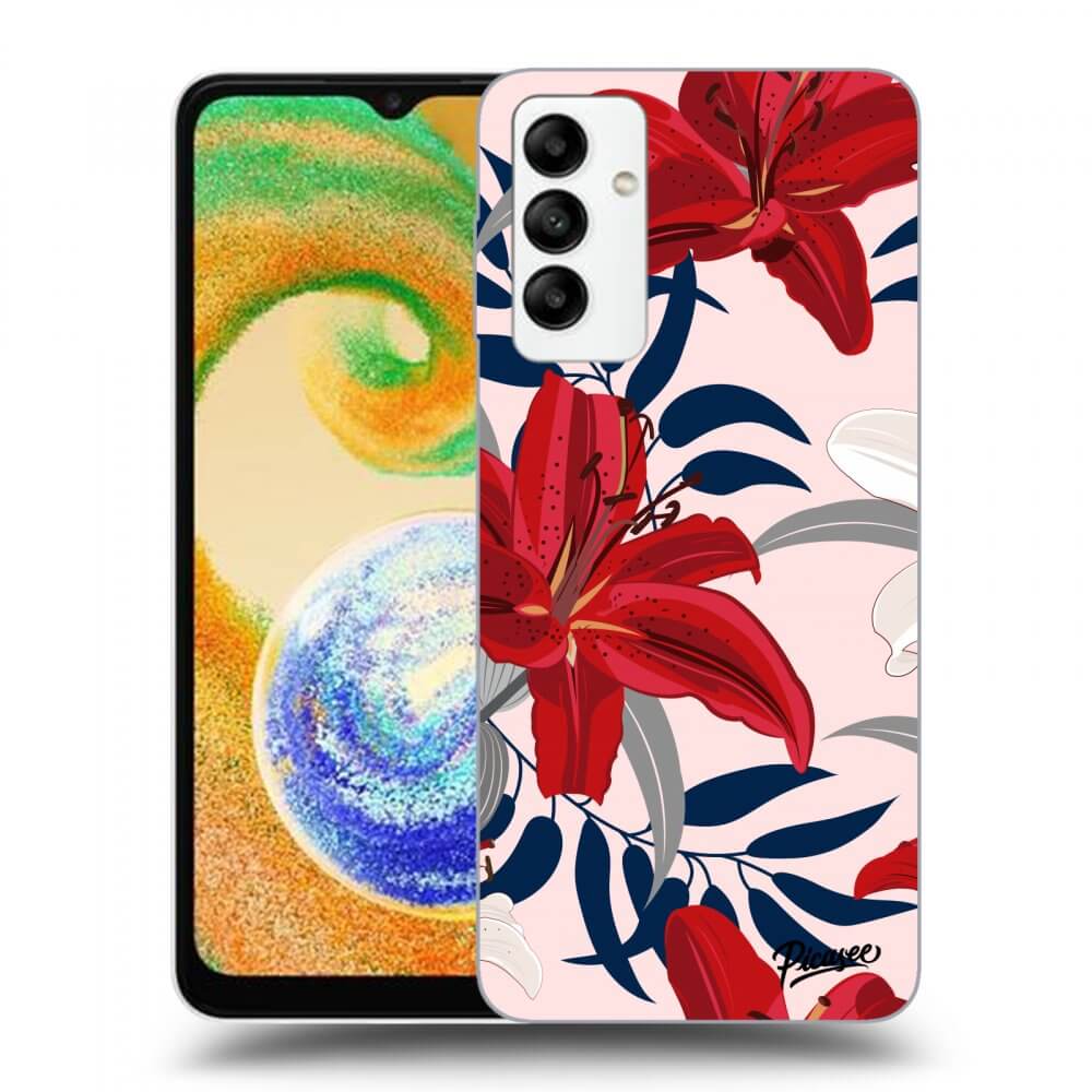 ULTIMATE CASE Für Samsung Galaxy A04s A047F - Red Lily