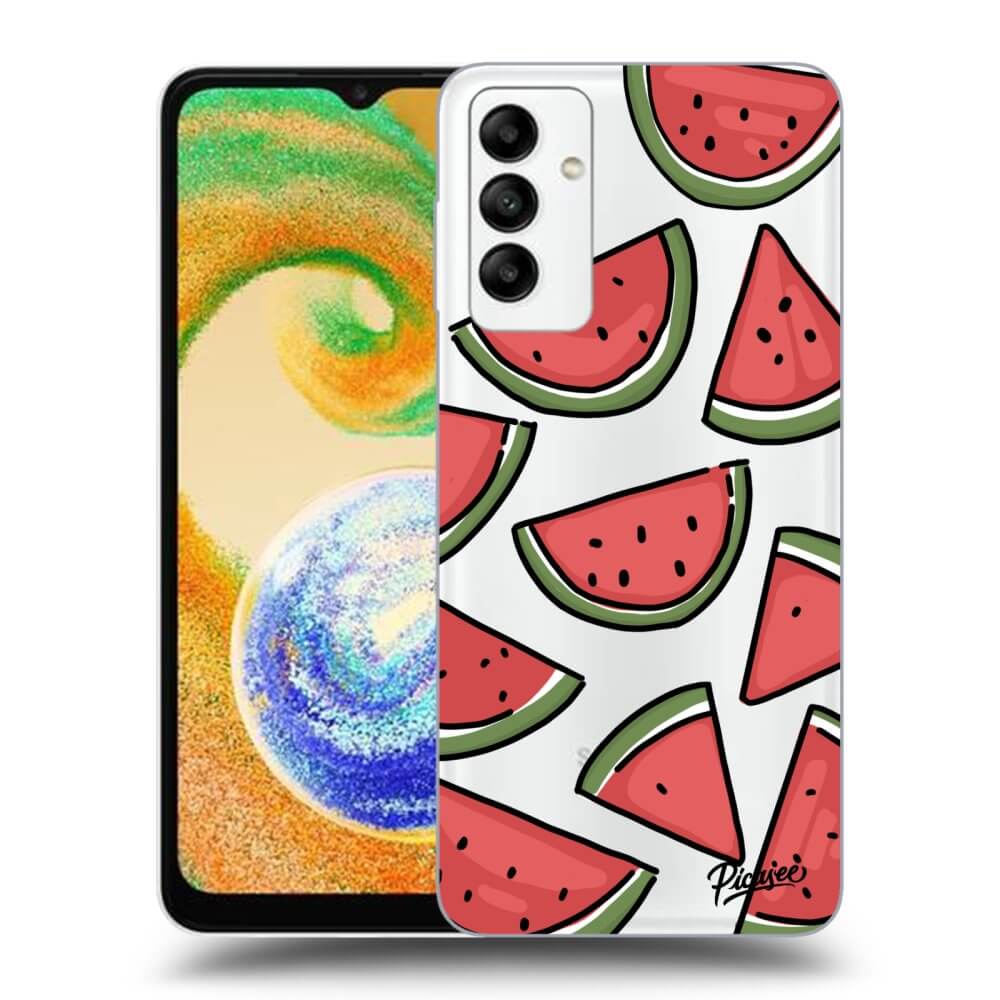 Samsung Galaxy A04s A047F Hülle - Transparentes Silikon - Melone