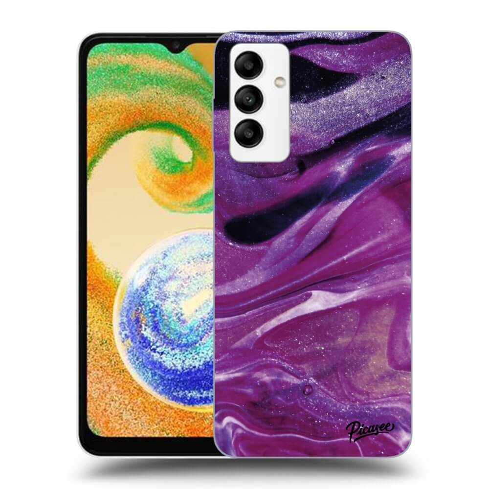 ULTIMATE CASE Für Samsung Galaxy A04s A047F - Purple Glitter