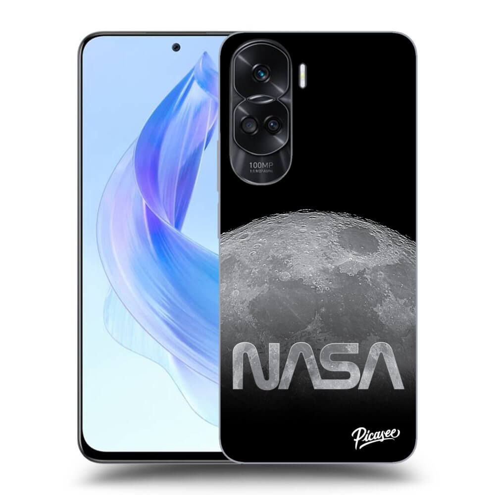 Honor 90 Lite 5G Hülle - Transparentes Silikon - Moon Cut