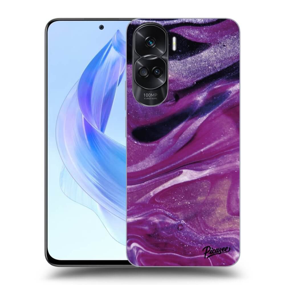 ULTIMATE CASE Für Honor 90 Lite 5G - Purple Glitter