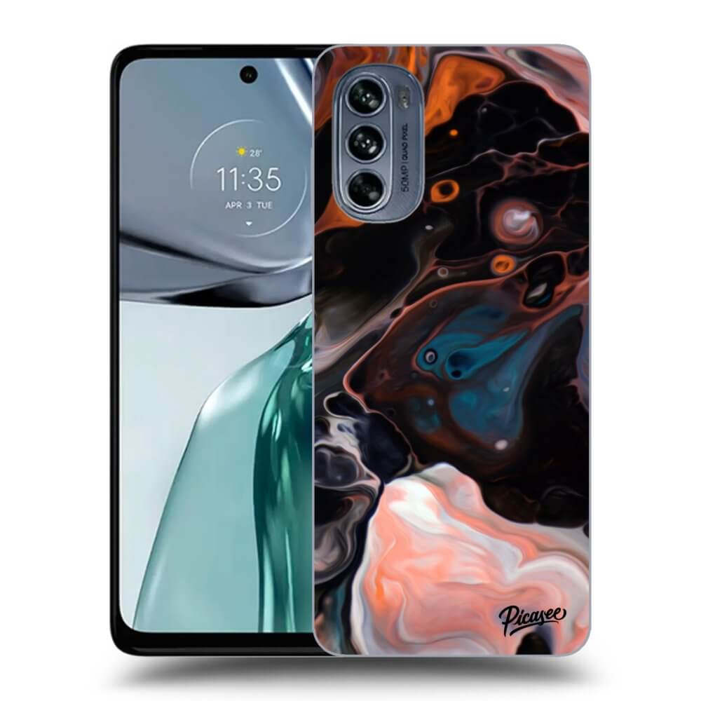 Motorola Moto G62 Hülle - Transparentes Silikon - Cream