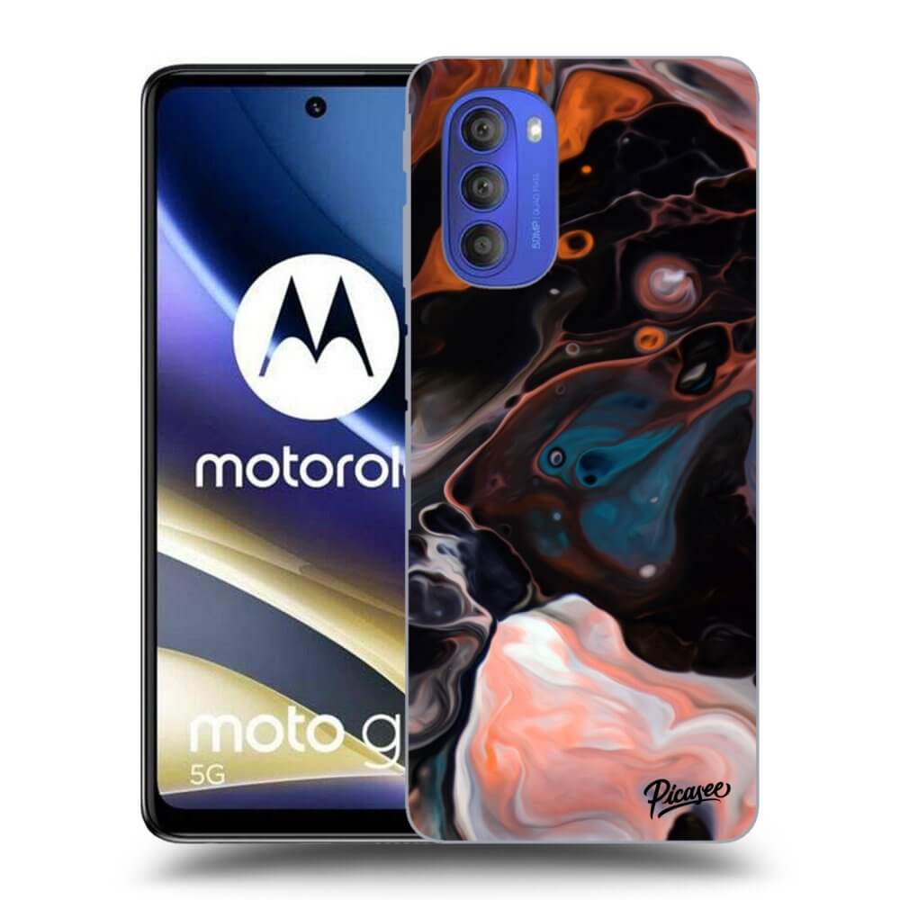 Motorola Moto G51 Hülle - Transparentes Silikon - Cream