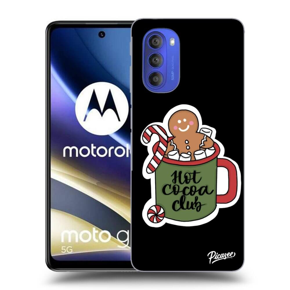 Motorola Moto G51 Hülle - Schwarzes Silikon - Hot Cocoa Club