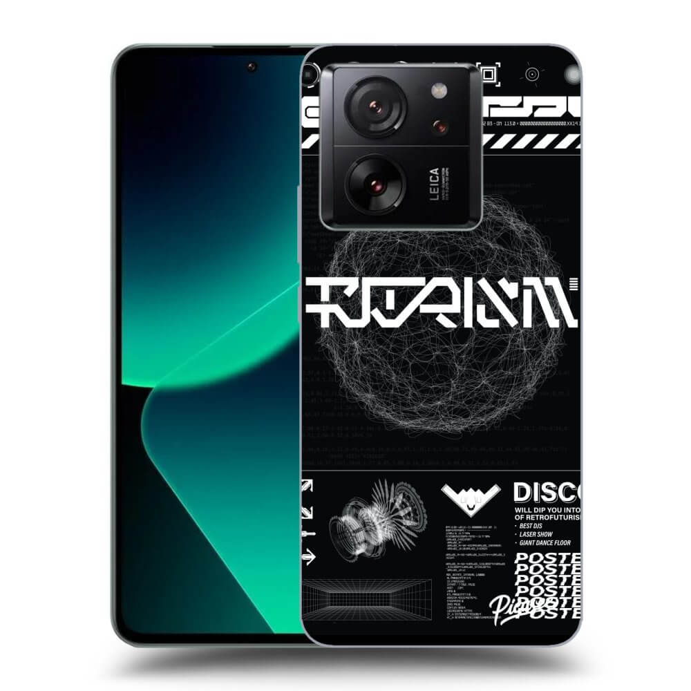 Xiaomi 13T Hülle - Schwarzes Silikon - BLACK DISCO