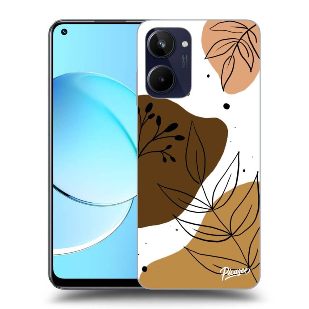 Realme 10 4G Hülle - Schwarzes Silikon - Boho Style