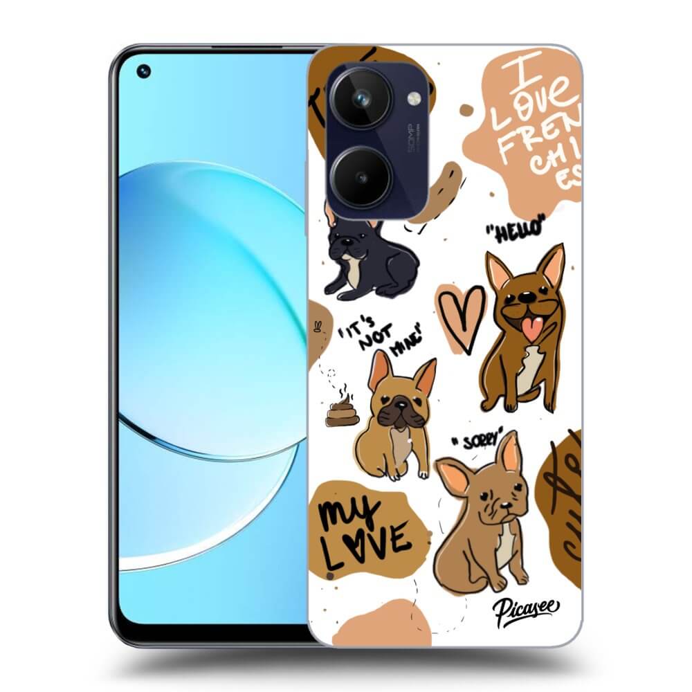 Realme 10 4G Hülle - Transparentes Silikon - Frenchies