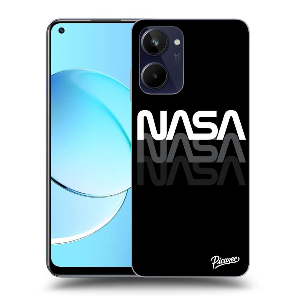 Realme 10 4G Hülle - Transparentes Silikon - NASA Triple