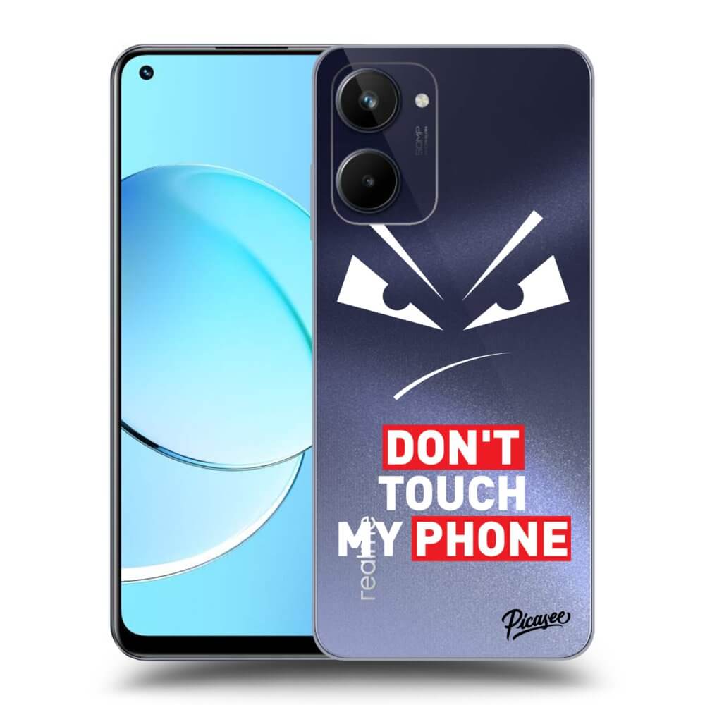 Realme 10 4G Hülle - Transparentes Silikon - Evil Eye - Transparent