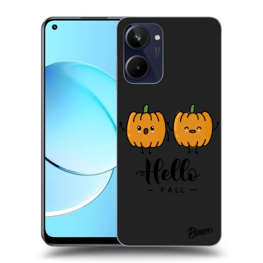 Realme 10 4G Hülle - Schwarzes Silikon - Hallo Fall