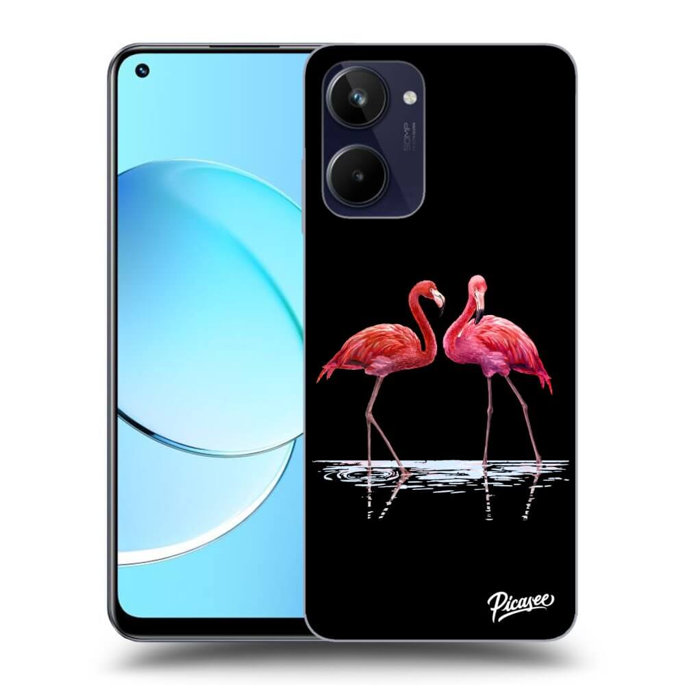 ULTIMATE CASE Für Realme 10 4G - Flamingos Couple