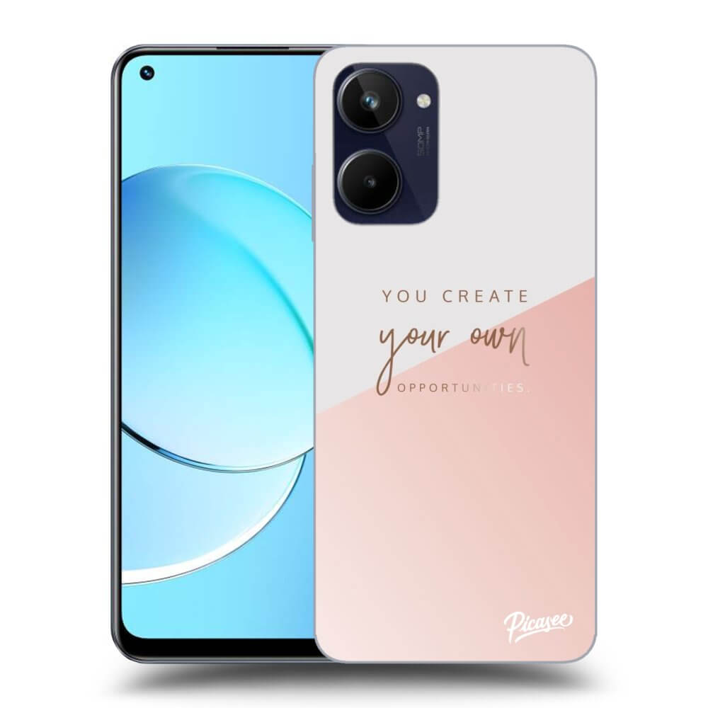 Realme 10 4G Hülle - Schwarzes Silikon - You Create Your Own Opportunities