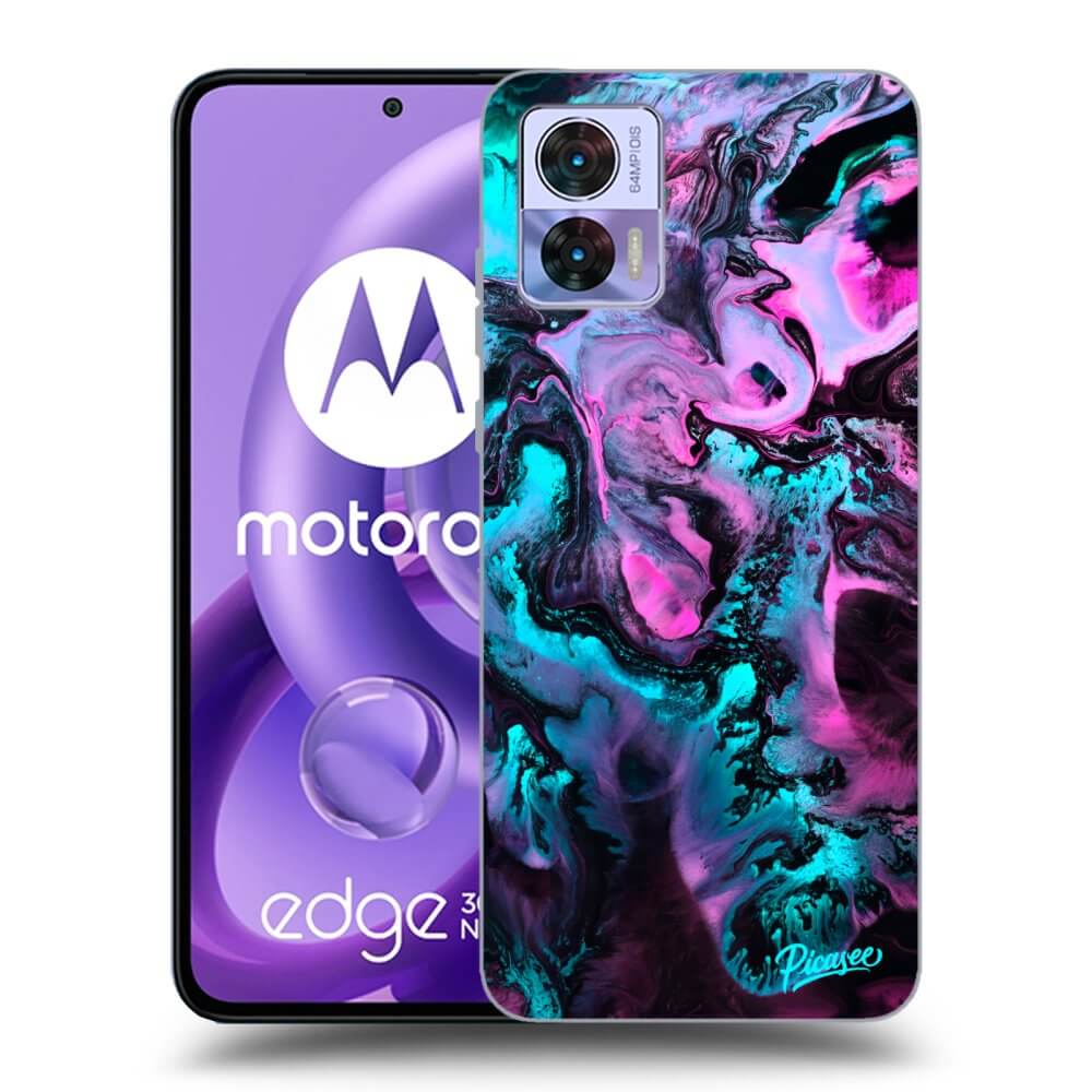 Motorola Edge 30 Neo Hülle - Schwarzes Silikon - Lean