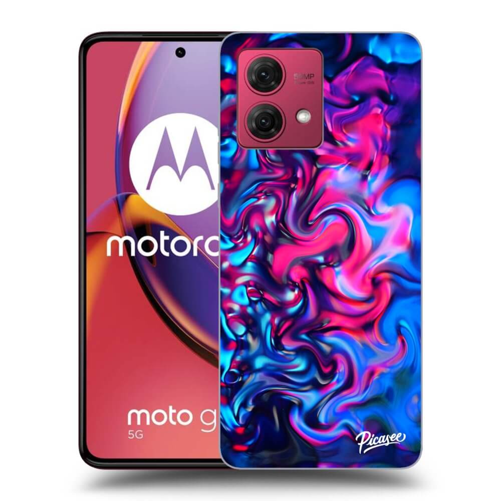 Motorola Moto G84 5G Hülle - Schwarzes Silikon - Redlight