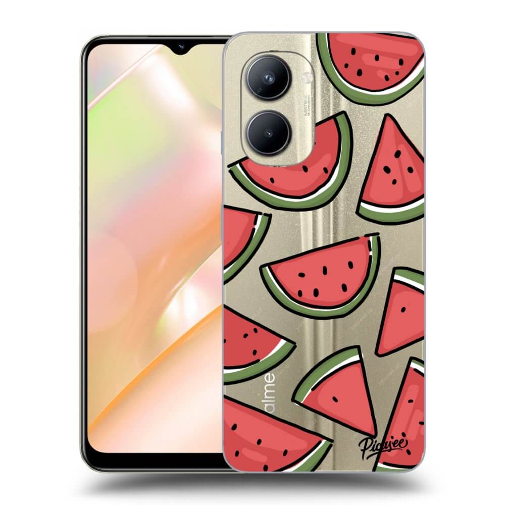 Realme C33 (2023) Hülle - Transparentes Silikon - Melone