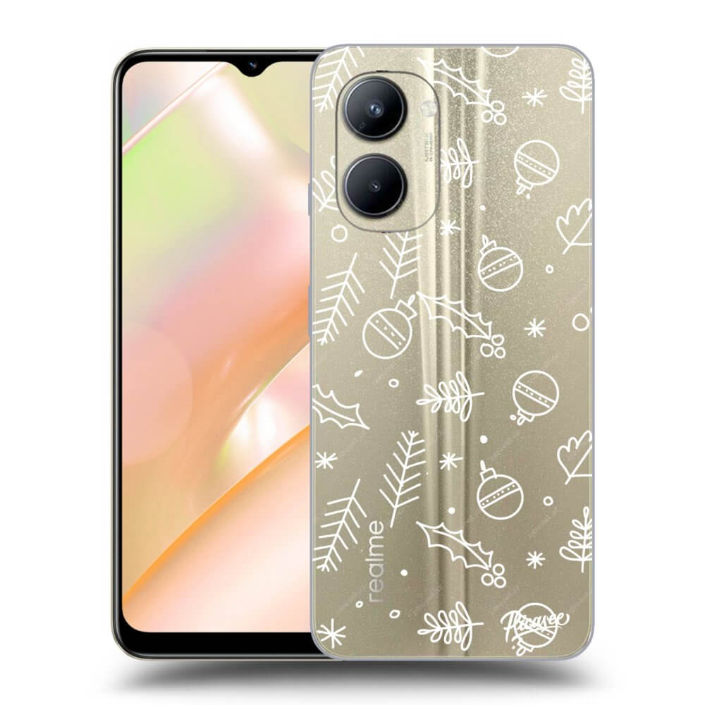 Realme C33 (2023) Hülle - Transparentes Silikon - Mistletoe