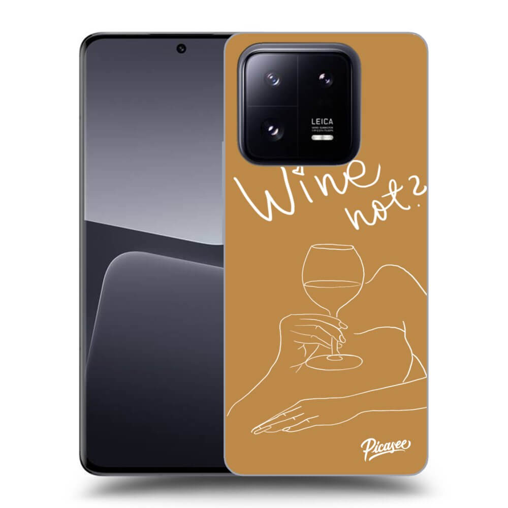 Xiaomi 14 Hülle - Transparentes Silikon - Wine Not