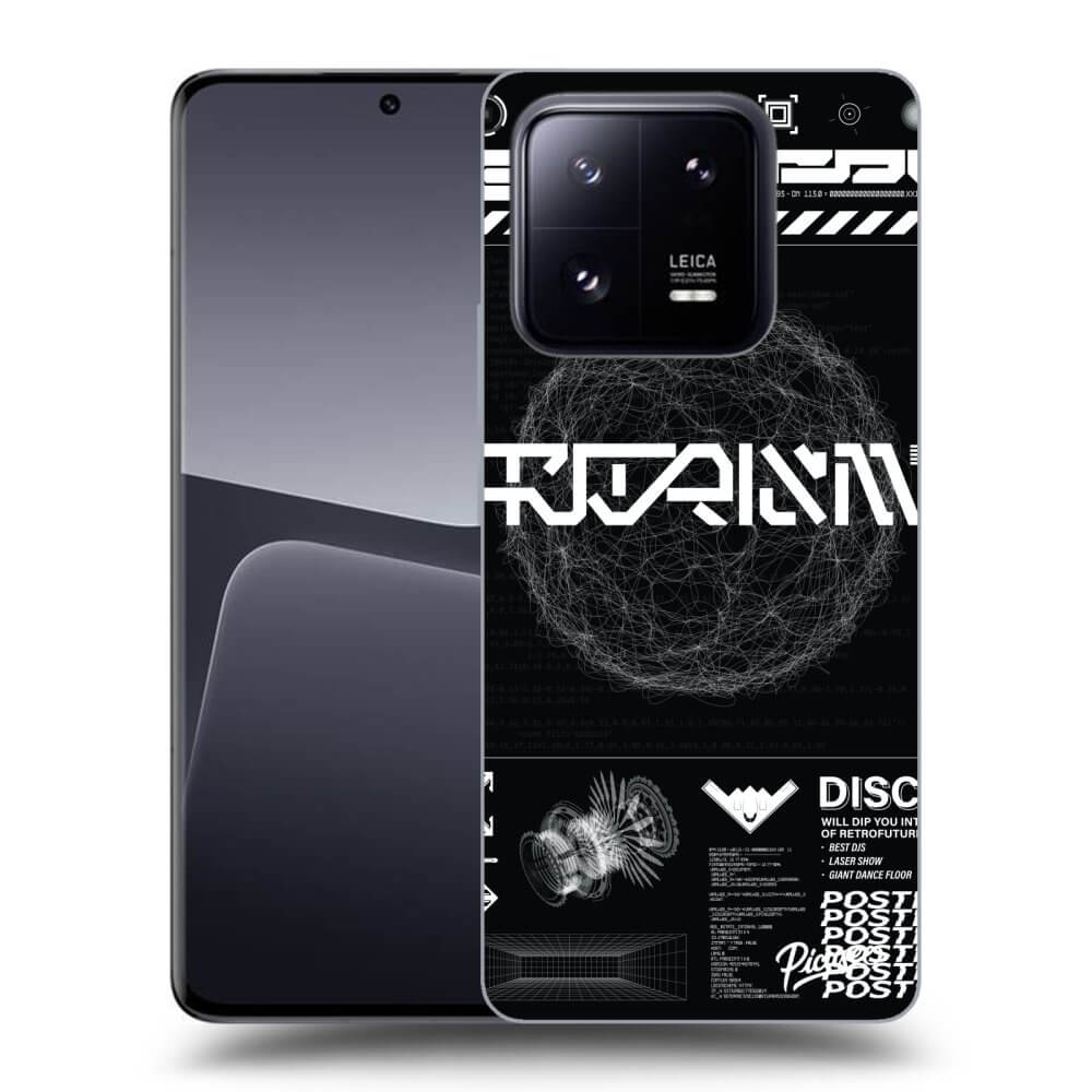 Xiaomi 14 Hülle - Transparentes Silikon - BLACK DISCO