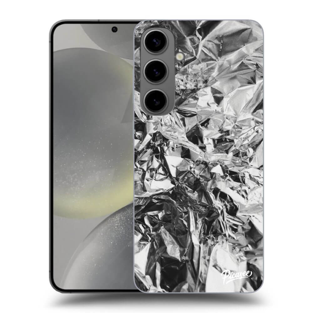 Samsung Galaxy S24+ S926B 5G Hülle - Schwarzes Silikon - Chrome