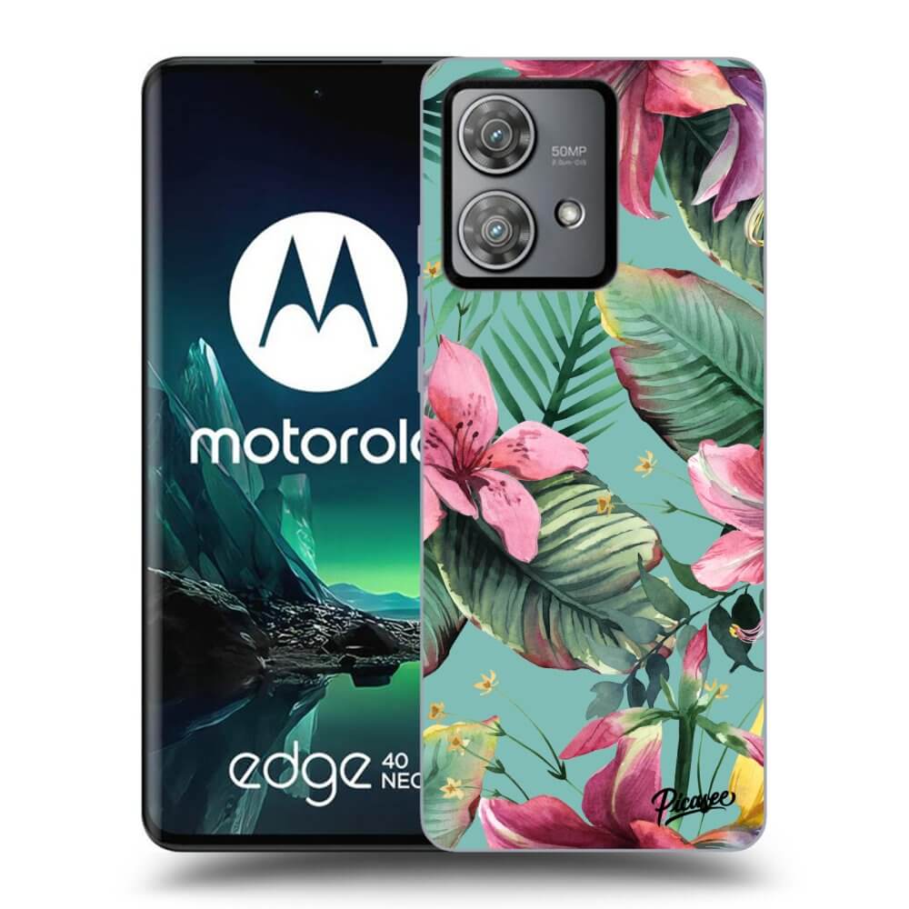 Motorola Edge 40 Neo Hülle - Transparentes Silikon - Hawaii