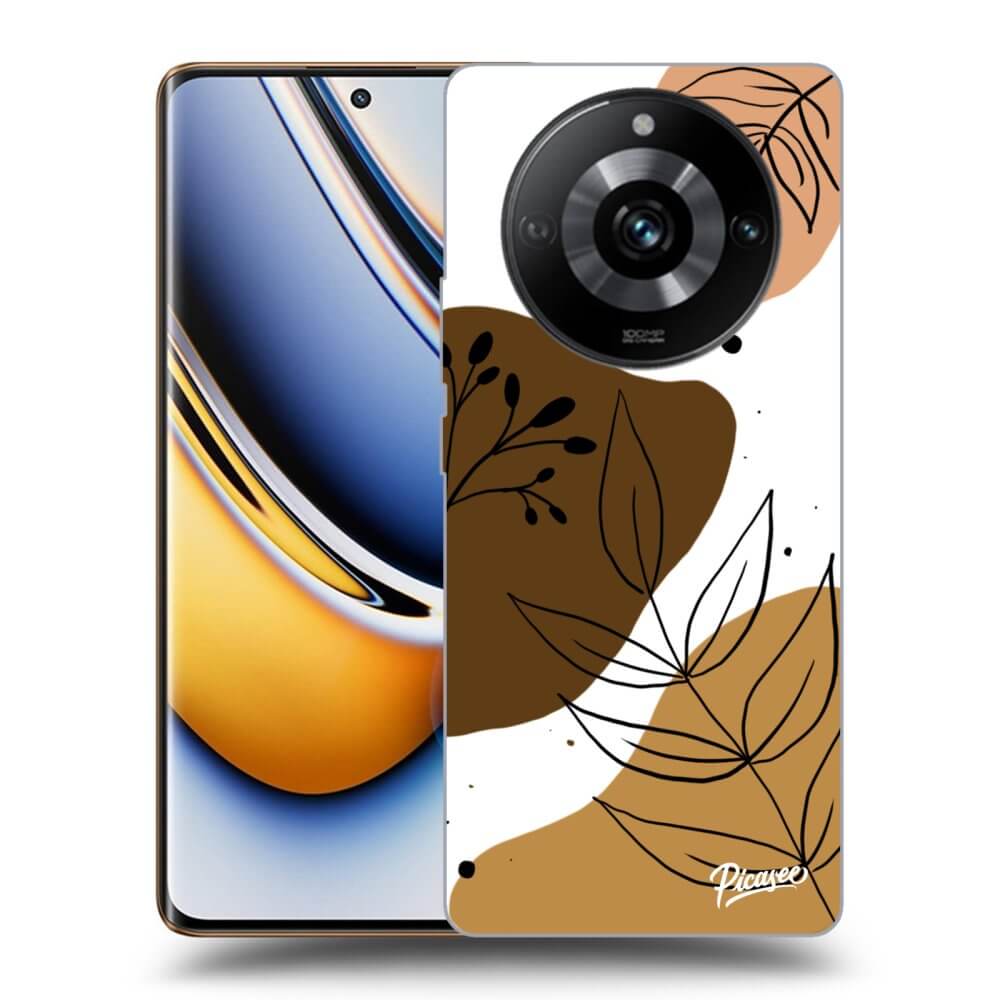 Realme 11 Pro+ Hülle - Schwarzes Silikon - Boho Style