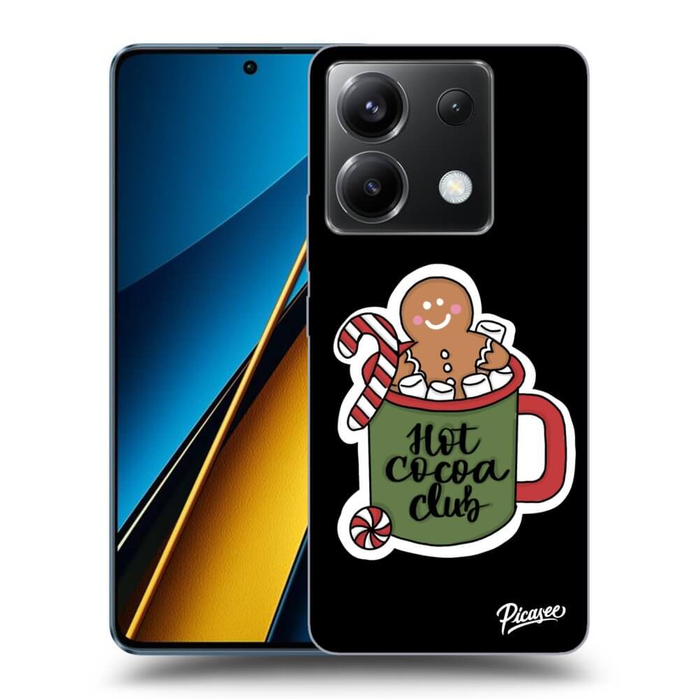 Xiaomi Poco X6 Hülle - Schwarzes Silikon - Hot Cocoa Club