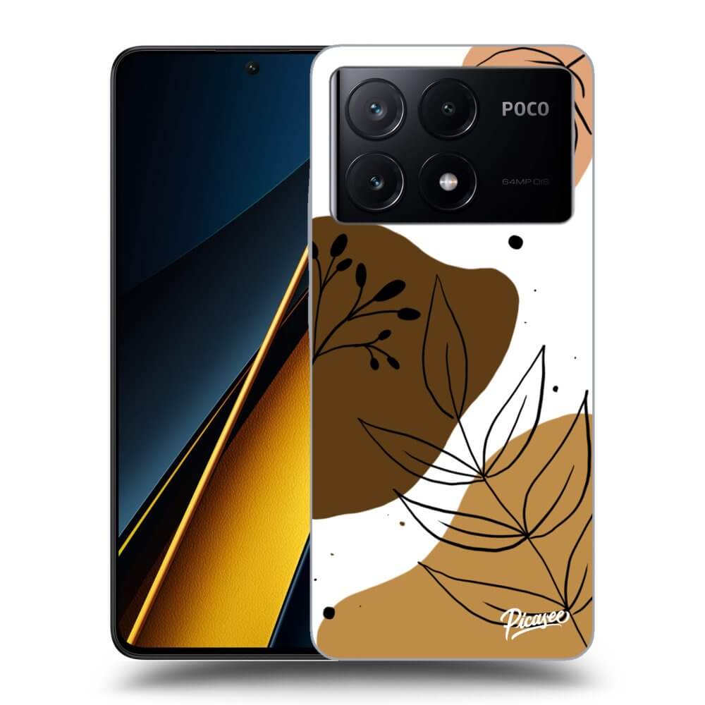 Xiaomi Poco X6 Pro Hülle - Schwarzes Silikon - Boho Style