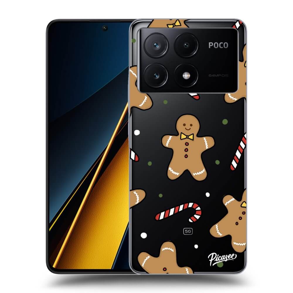 Xiaomi Poco X6 Pro Hülle - Transparentes Silikon - Gingerbread