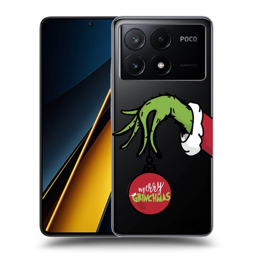 Xiaomi Poco X6 Pro Hülle - Transparentes Silikon - Grinch