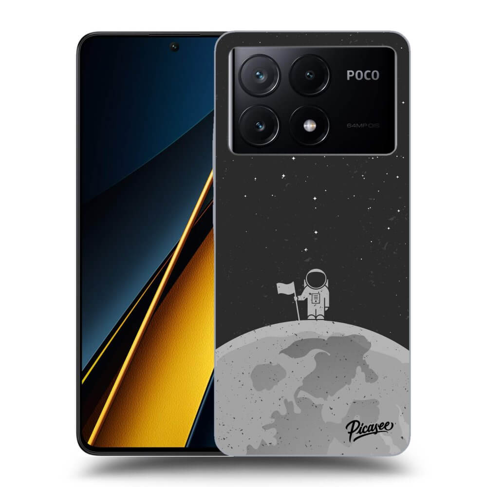 Xiaomi Poco X6 Pro Hülle - Transparentes Silikon - Astronaut