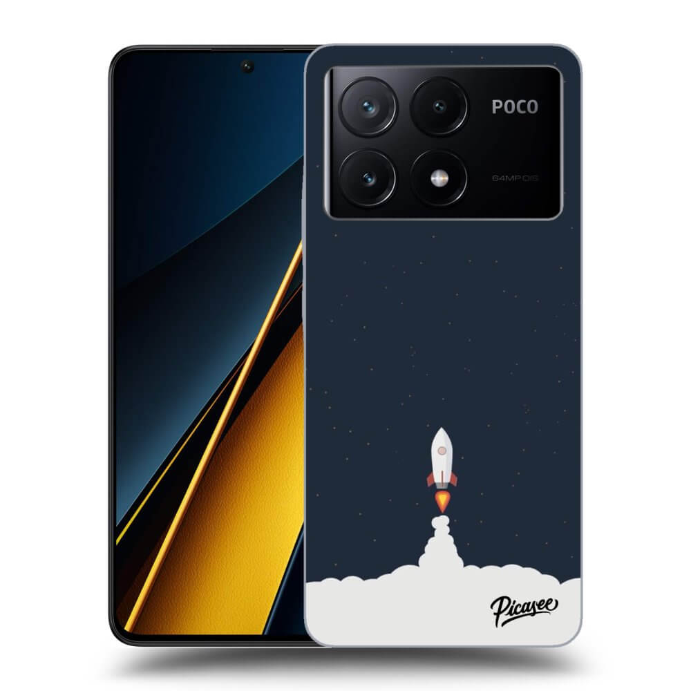 Xiaomi Poco X6 Pro Hülle - Transparentes Silikon - Astronaut 2