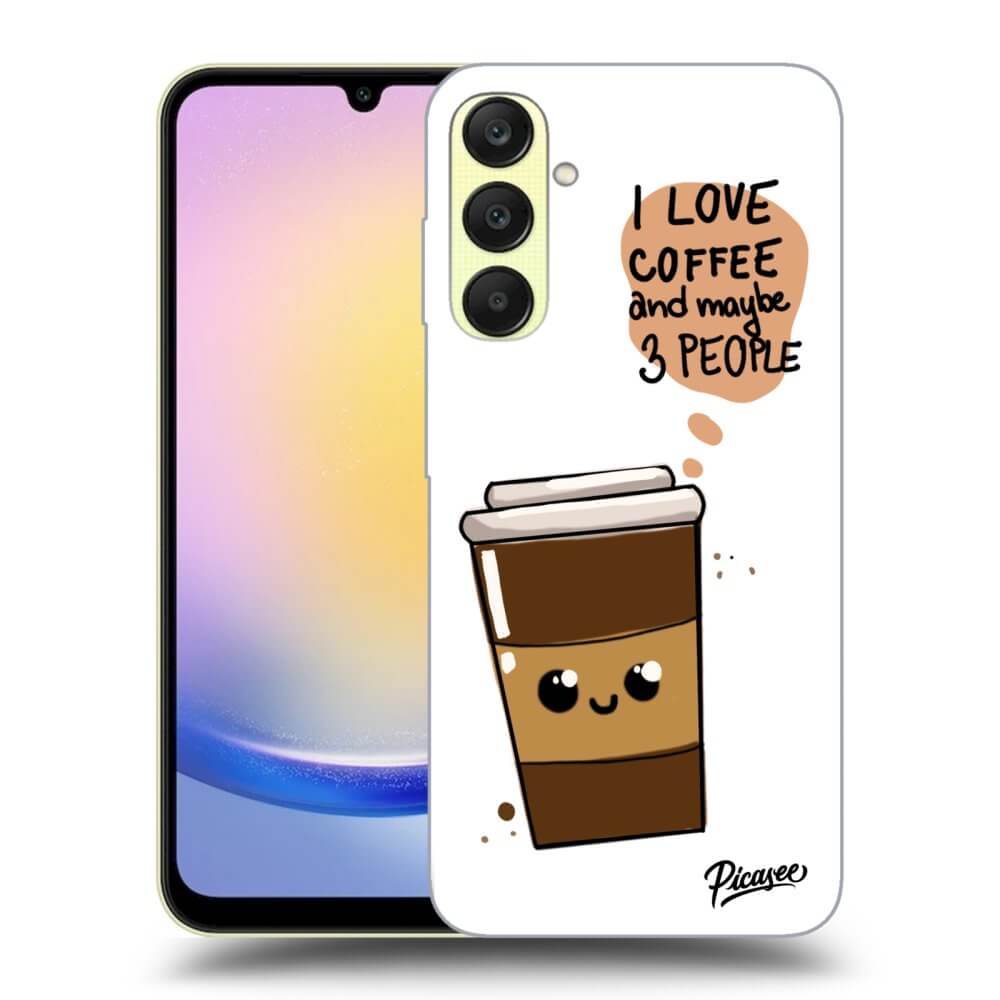 Samsung Galaxy A25 A256B 5G Hülle - Transparentes Silikon - Cute Coffee