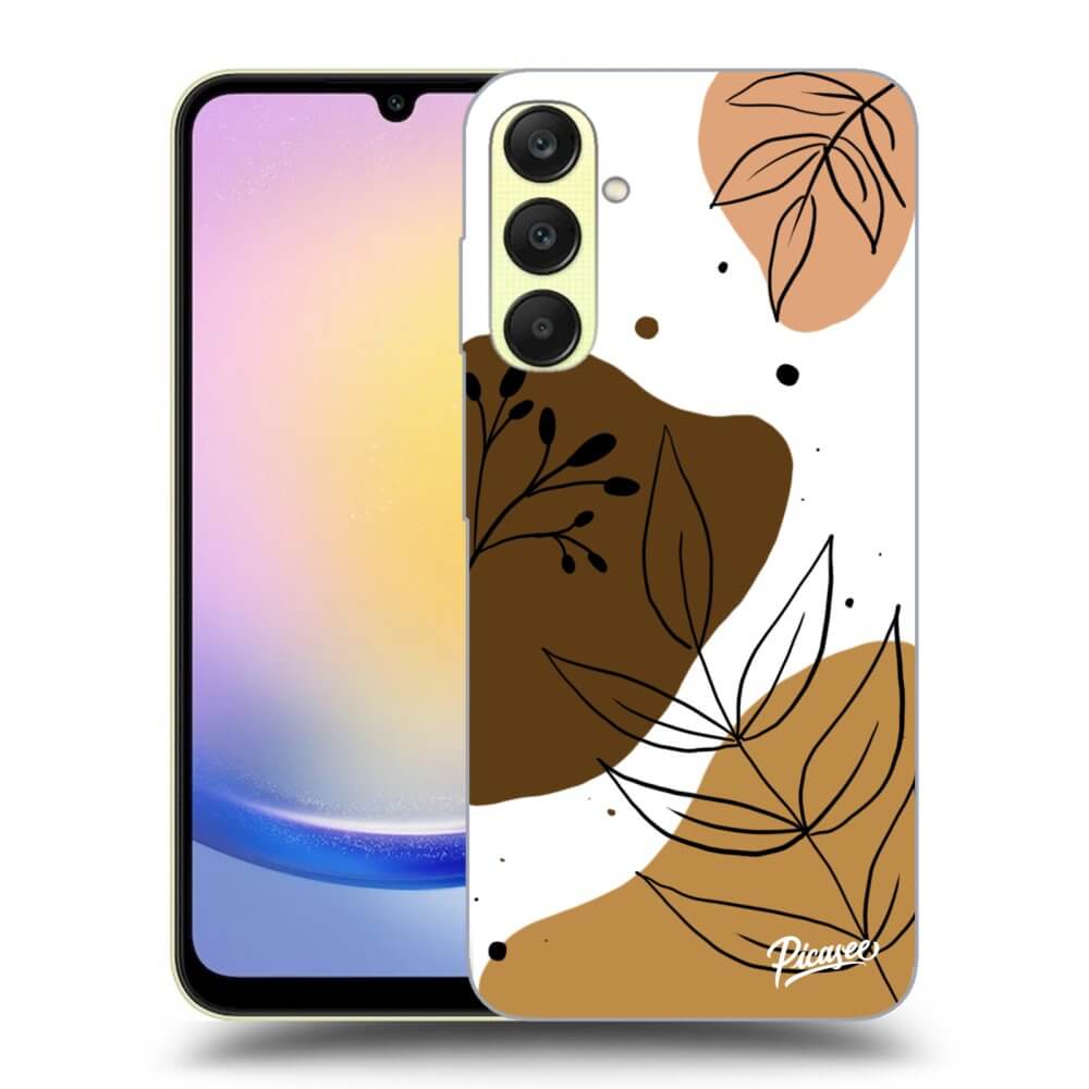 Samsung Galaxy A25 A256B 5G Hülle - Schwarzes Silikon - Boho Style