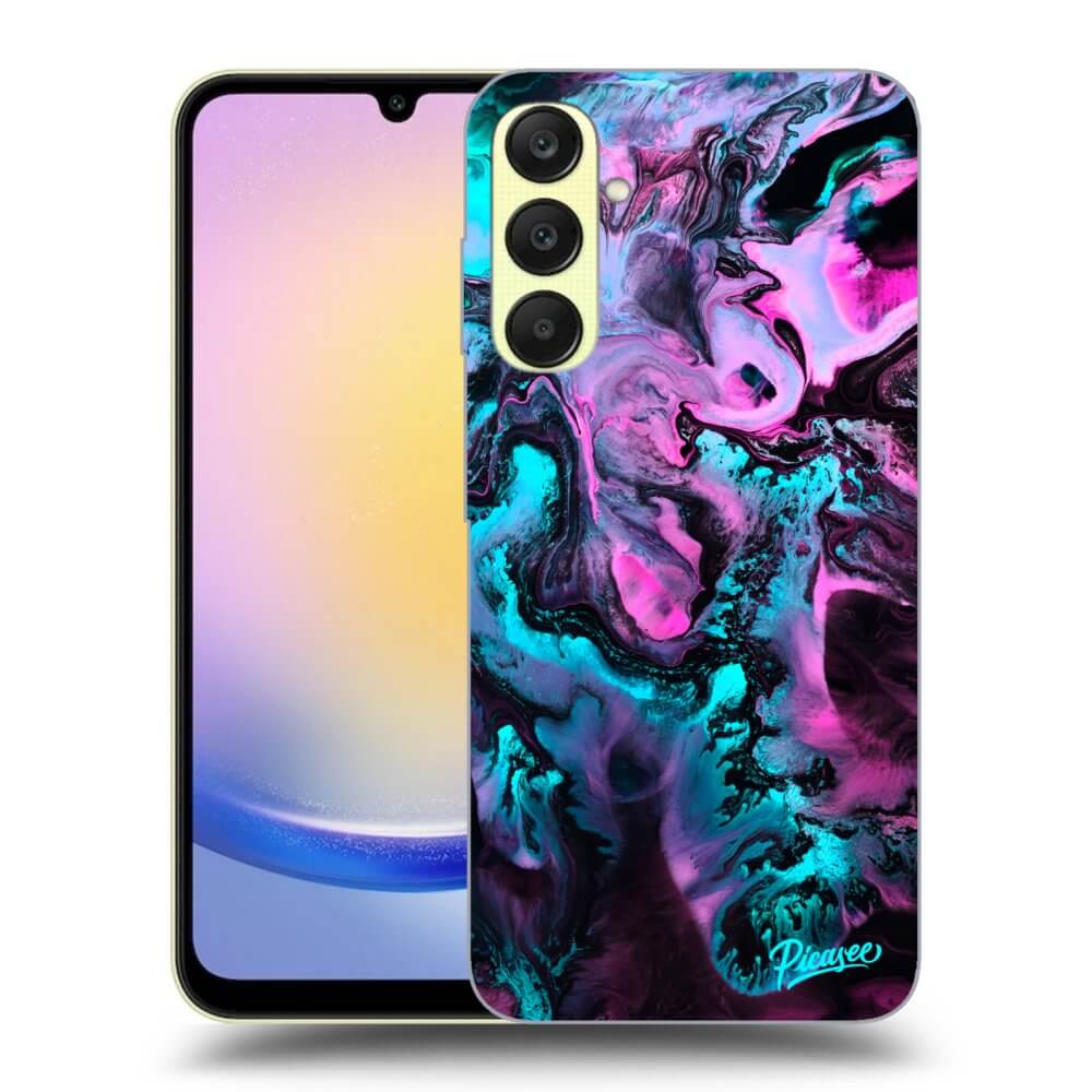 Samsung Galaxy A25 A256B 5G Hülle - Schwarzes Silikon - Lean