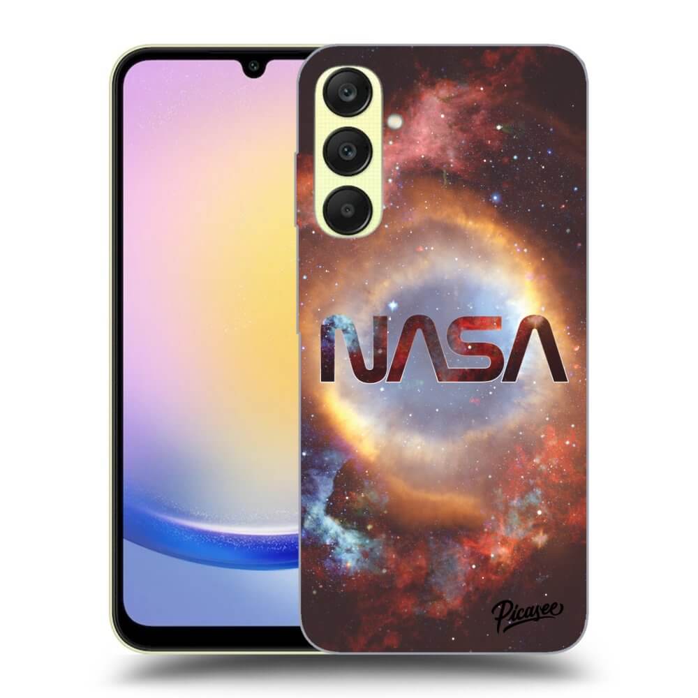 Samsung Galaxy A25 A256B 5G Hülle - Schwarzes Silikon - Nebula