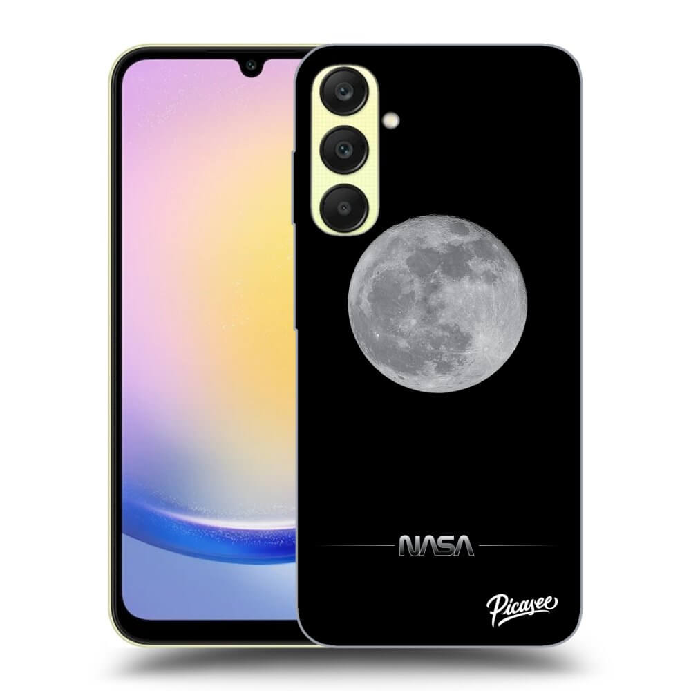 Samsung Galaxy A25 A256B 5G Hülle - Transparentes Silikon - Moon Minimal