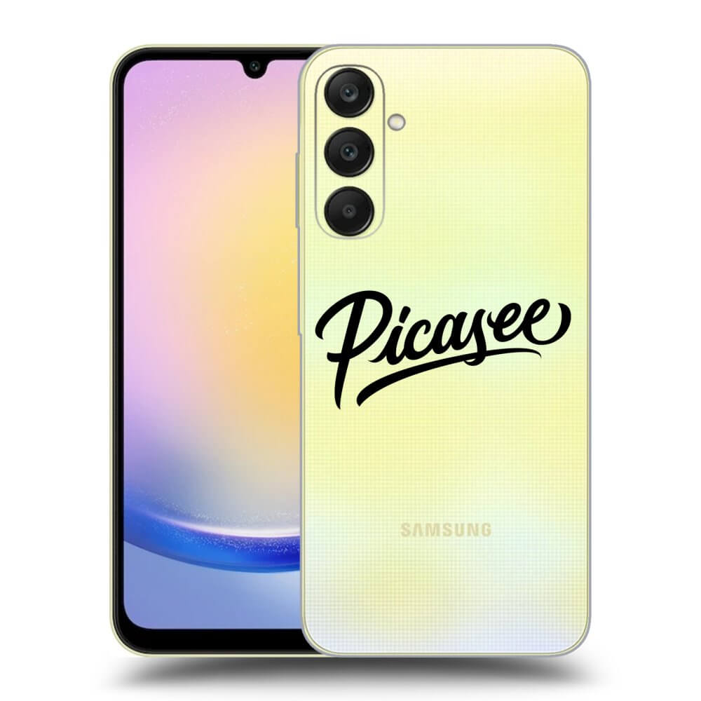 Samsung Galaxy A25 A256B 5G Hülle - Transparentes Silikon - Picasee - Black