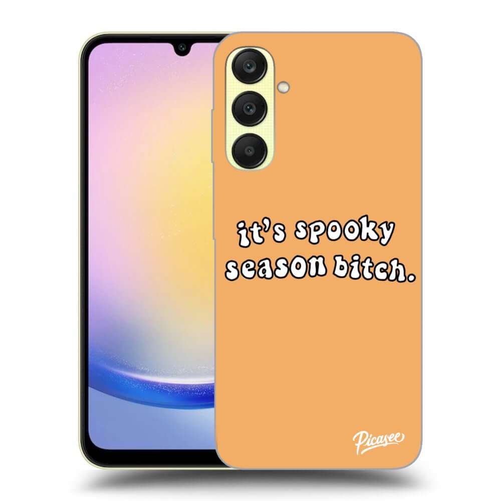 Samsung Galaxy A25 A256B 5G Hülle - Transparentes Silikon - Spooky Season