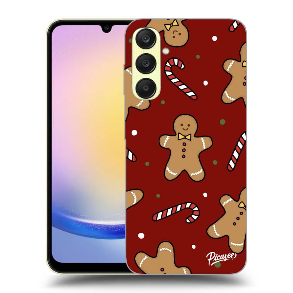 Samsung Galaxy A25 A256B 5G Hülle - Transparentes Silikon - Gingerbread 2