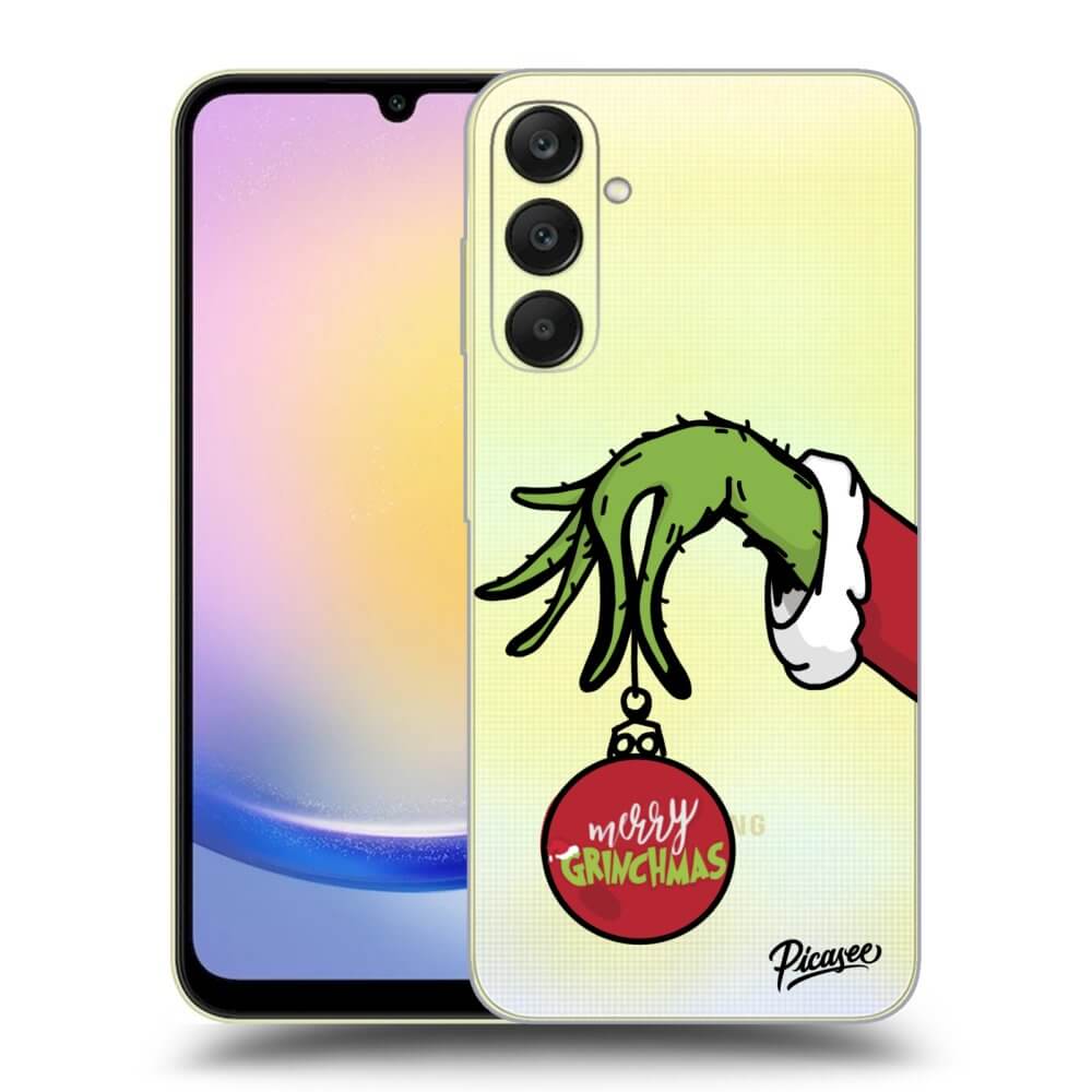 Samsung Galaxy A25 A256B 5G Hülle - Transparentes Silikon - Grinch