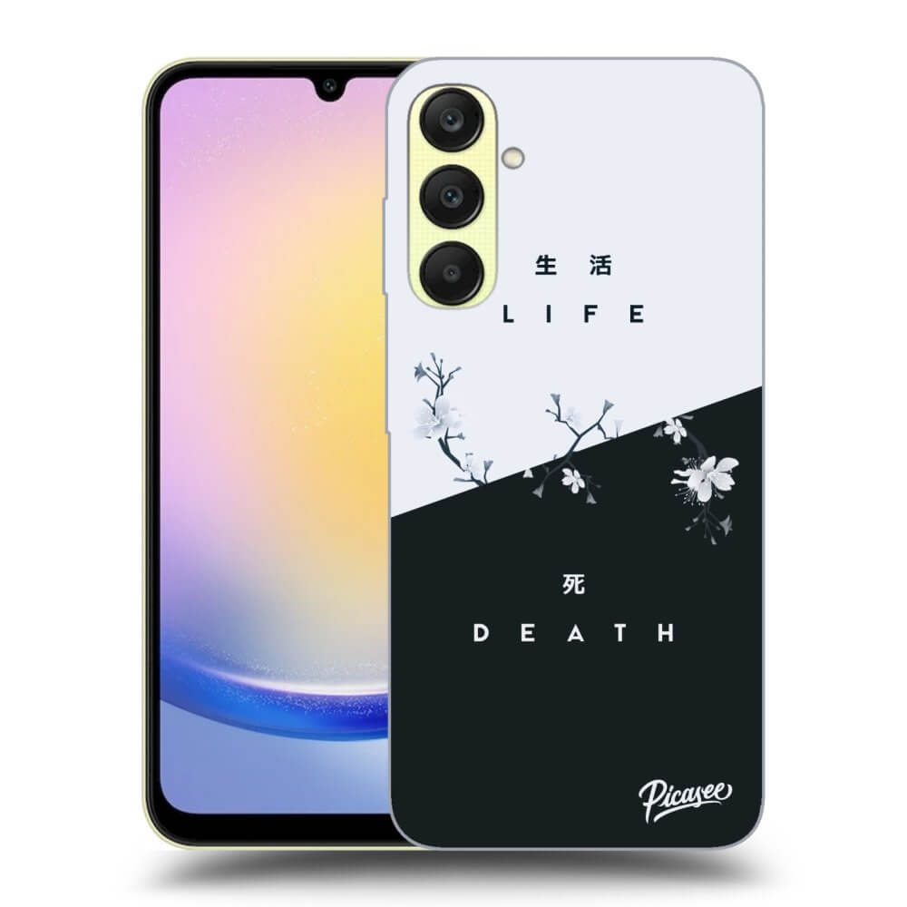 Samsung Galaxy A25 A256B 5G Hülle - Transparentes Silikon - Lebendig - Tot